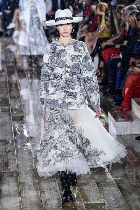 toile de jouy dior dress